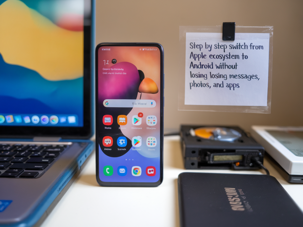 Step-by-step: switch from apple ecosystem to android without losing messages, photos, and apps