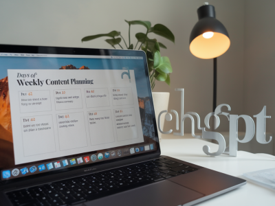 Practical workflow: use notion and chatgpt together to automate weekly content planning